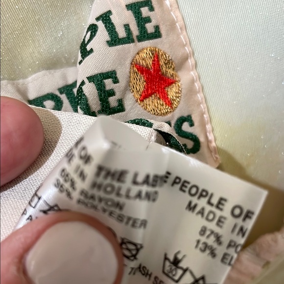 The People of Labyrinths vintage Multicolor Velvet Top - Picture 3 of 5